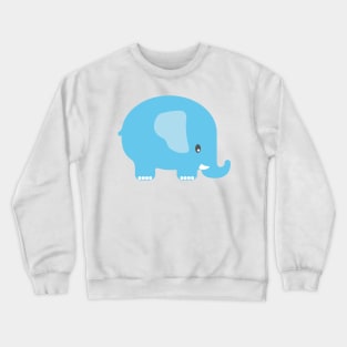 Blue Elephant Crewneck Sweatshirt